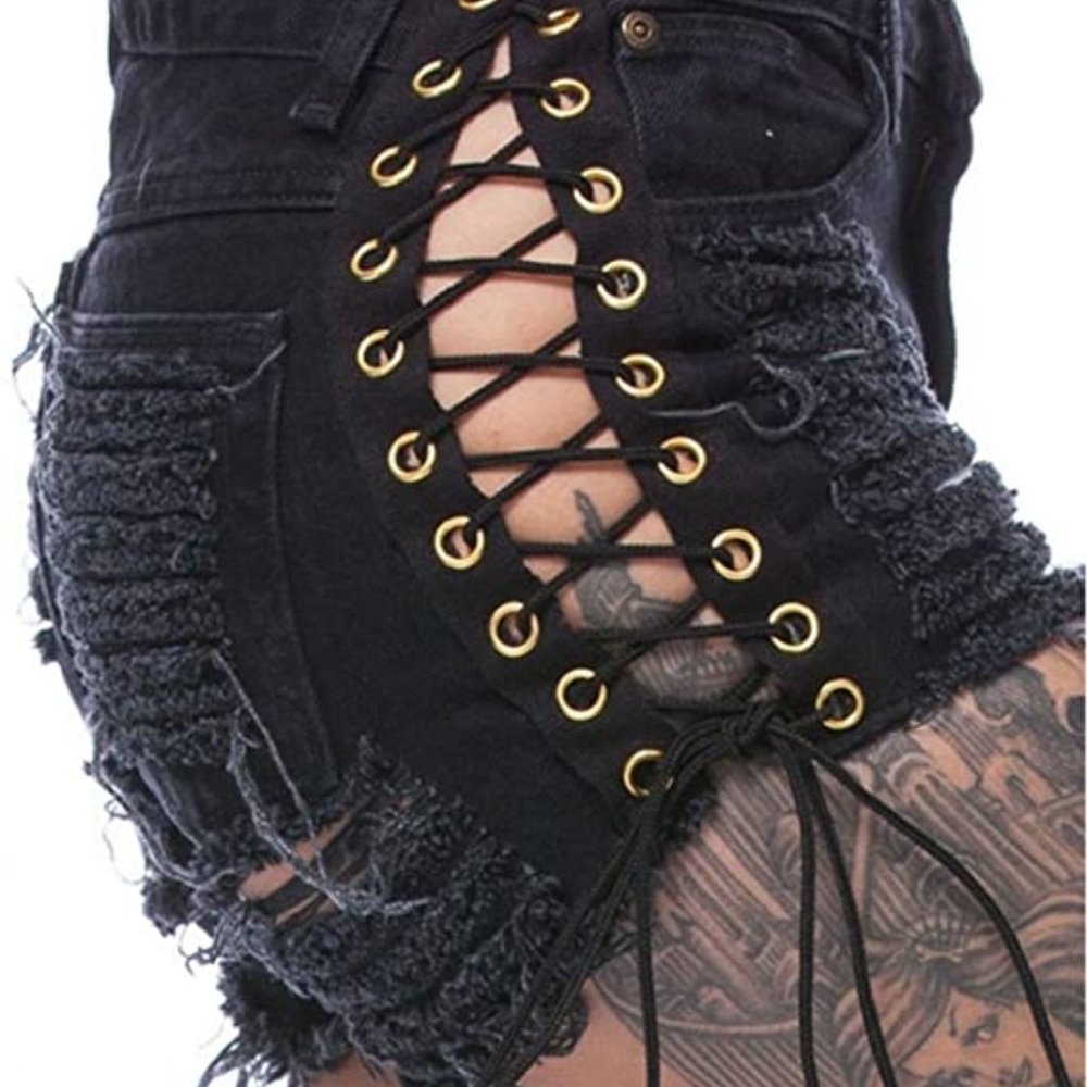 Women's Stretch  Denim Jean Skirt